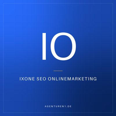 ixOne SEO OnlineMarketing
