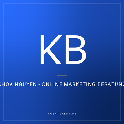 Khoa Nguyen - Online Marketing Beratung