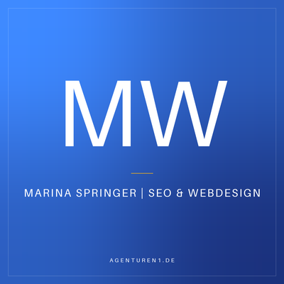 Marina Springer | SEO & Webdesign