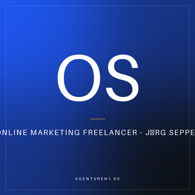 Online Marketing Freelancer - Jörg Seppel