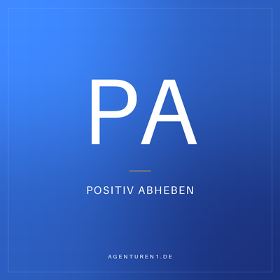 Positiv Abheben