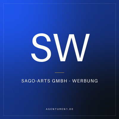 SAGO-ARTS GmbH - WERBUNG