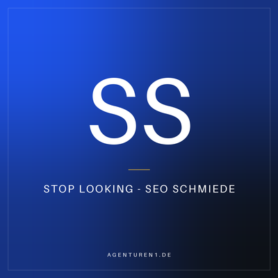 stop looking - SEO Schmiede