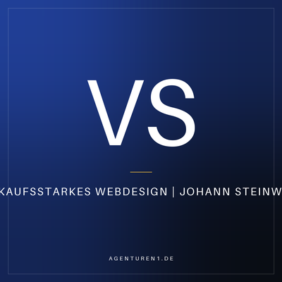 Verkaufsstarkes Webdesign | Johann Steinwand