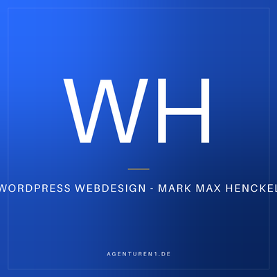 WordPress Webdesign - Mark Max Henckel