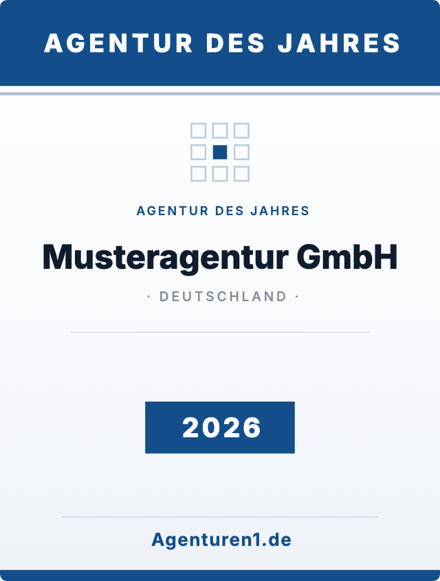 Award Agentur des Jahres 2026
