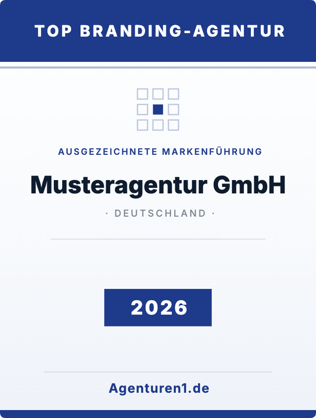 Award Top Branding-Agentur 2026