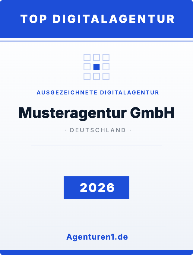 Award Top Digitalagentur 2026