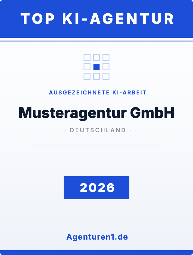 Award Top KI-Agentur 2026