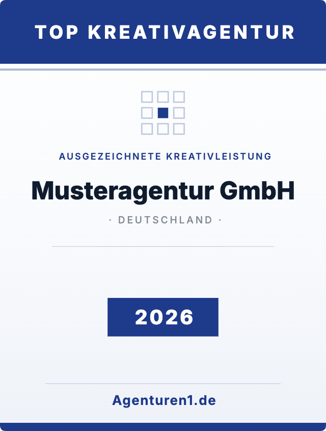 Award Top Kreativagentur 2026