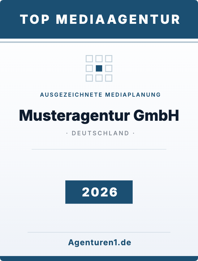 Award Top Mediaagentur 2026