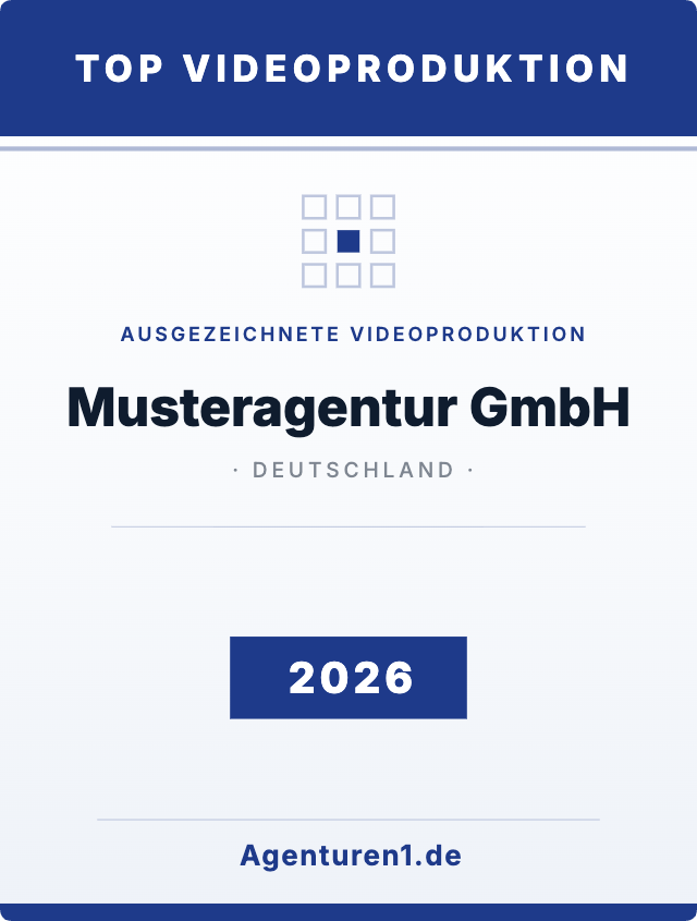 Award Top Videoproduktion 2026