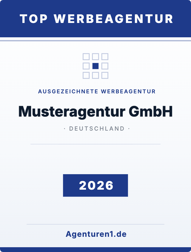 Award Top Werbeagentur 2026