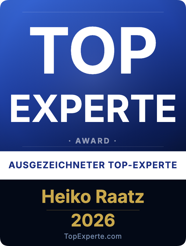 TopExperte Award – Heiko Raatz